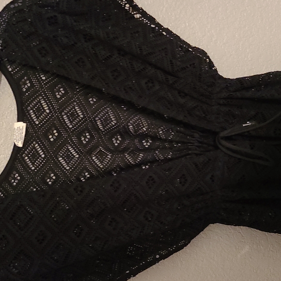 Black Swimsuit Cover Up Dress - Picture 2 of 2